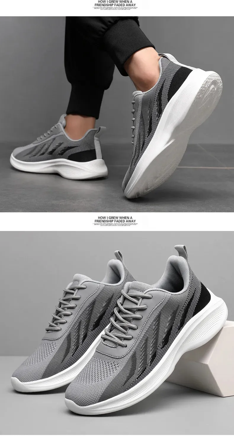 New Summer Breathable Mesh Shoes Flying Woven Casual All-matching Fashionable Sports Shoes