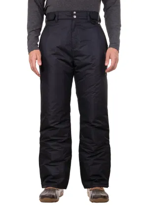 New with tags! Swiss Tech Men's Insulated Ski Pants, Deep Black, Sz M!