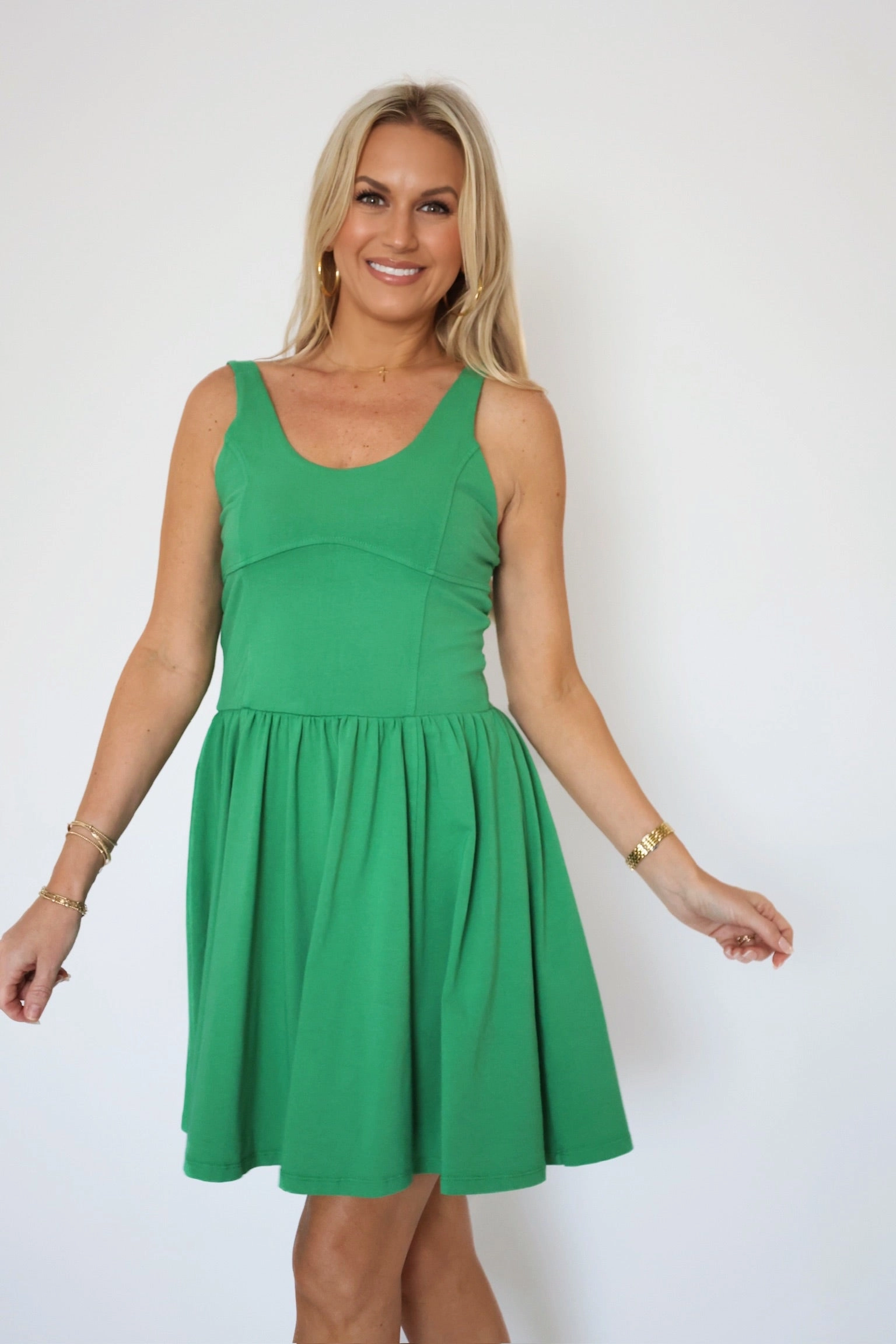 Nikki Jersey Dress (final sale) StretchableKnit FrayResistant Fabric