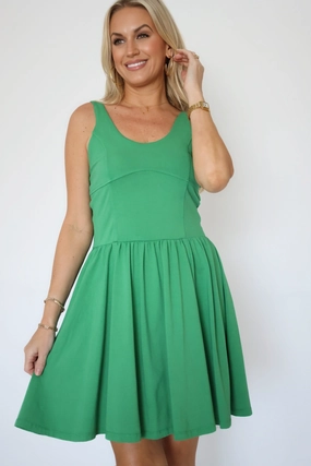 Nikki Jersey Dress (final sale) Flatlock Seam Technique