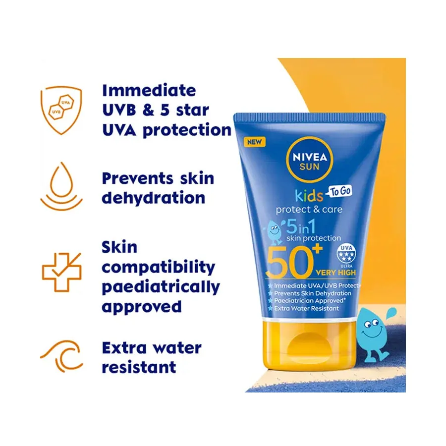 Nivea Sun Kids To-Go SPF 50  Sun Lotion 50ml