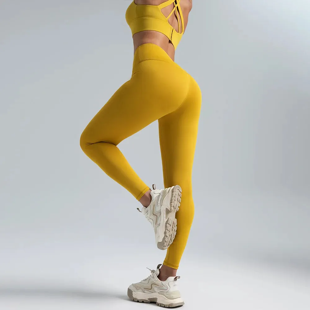 No T-line Beautiful Buttocks For Women Yoga Pants - High-Waisted Butt-Lifting Seamless Fitness Leggings