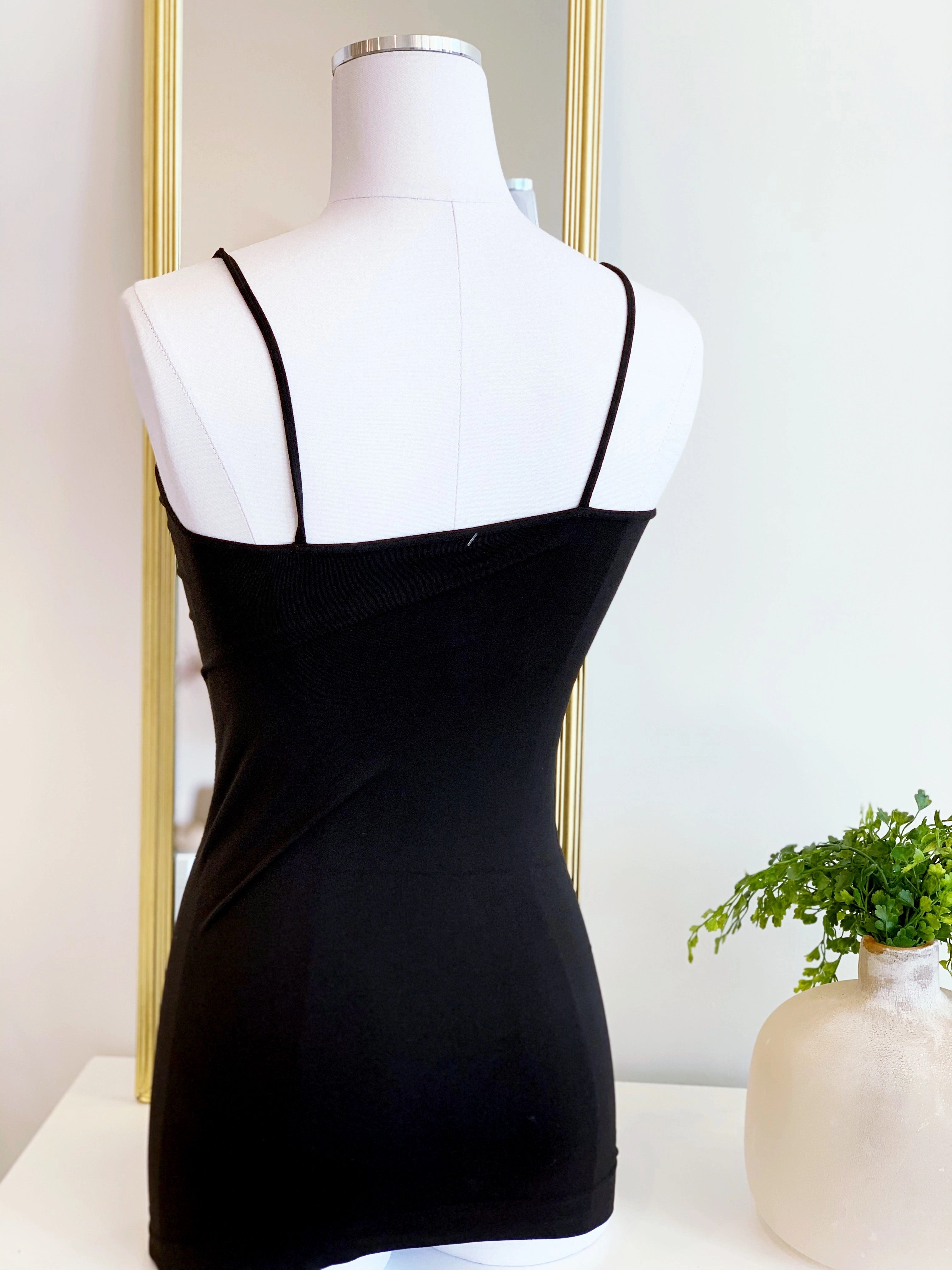 Tees By Tina Seamless Cami High Collar Protection Design Ventilated Back Panel