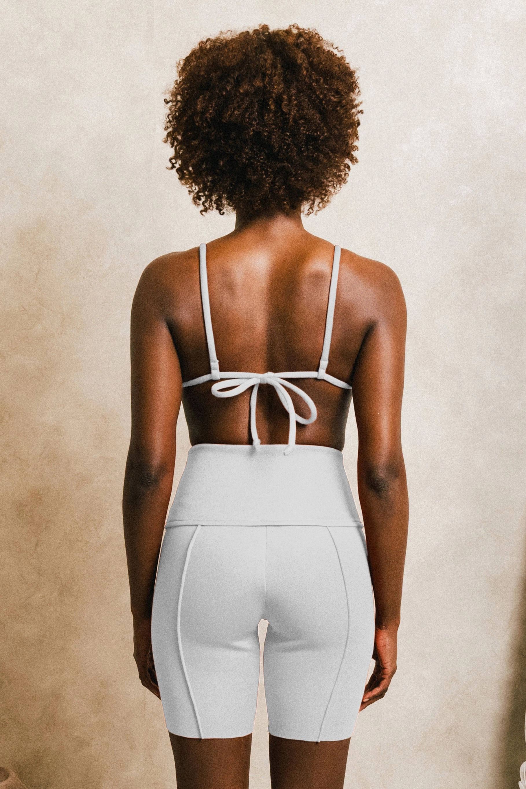 Boni Scuba Short Swim Set Button front Curved Waistline