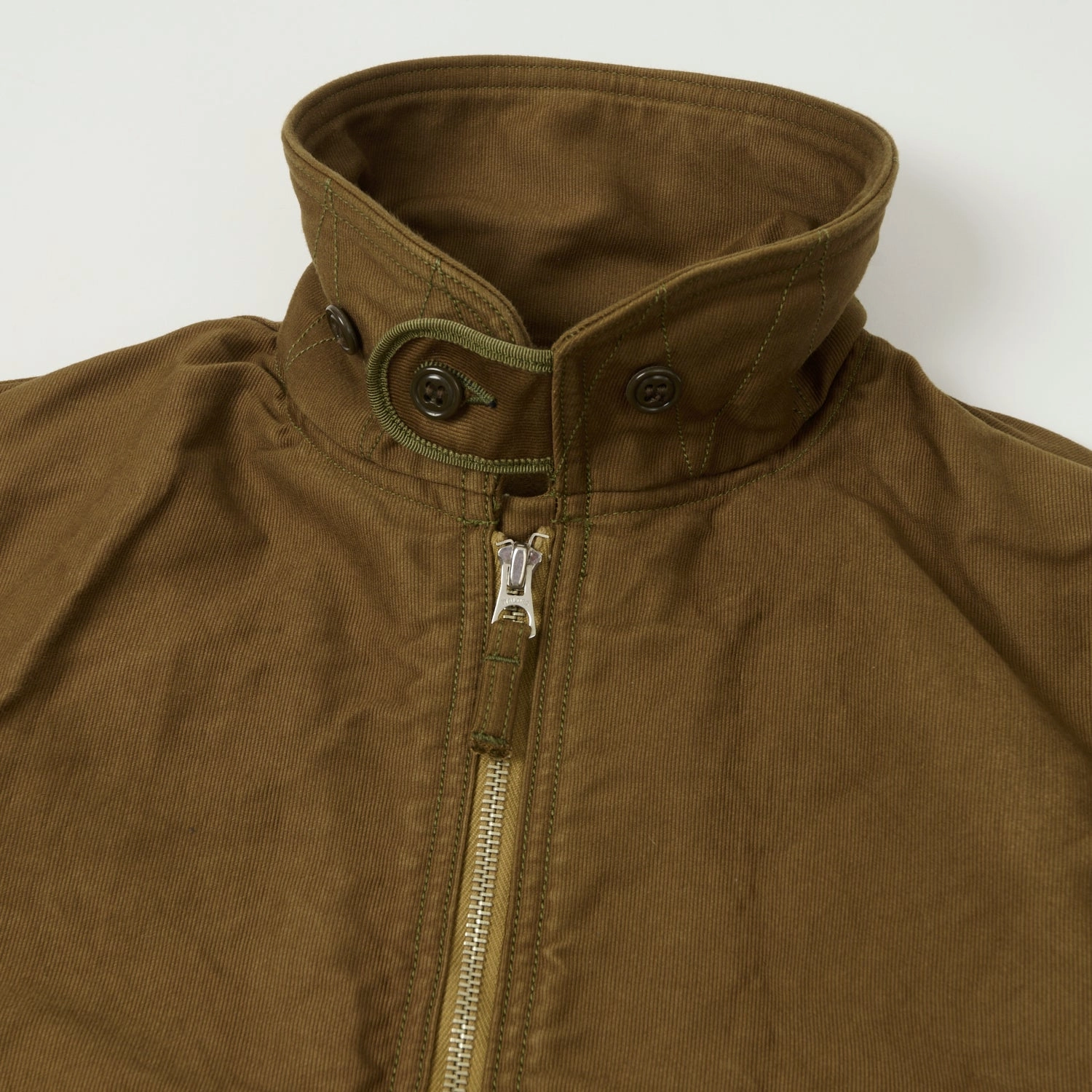 Freewheelers & Co S-8 Aviators Summer Flying Jacket - Sepia Brown High Density Weave