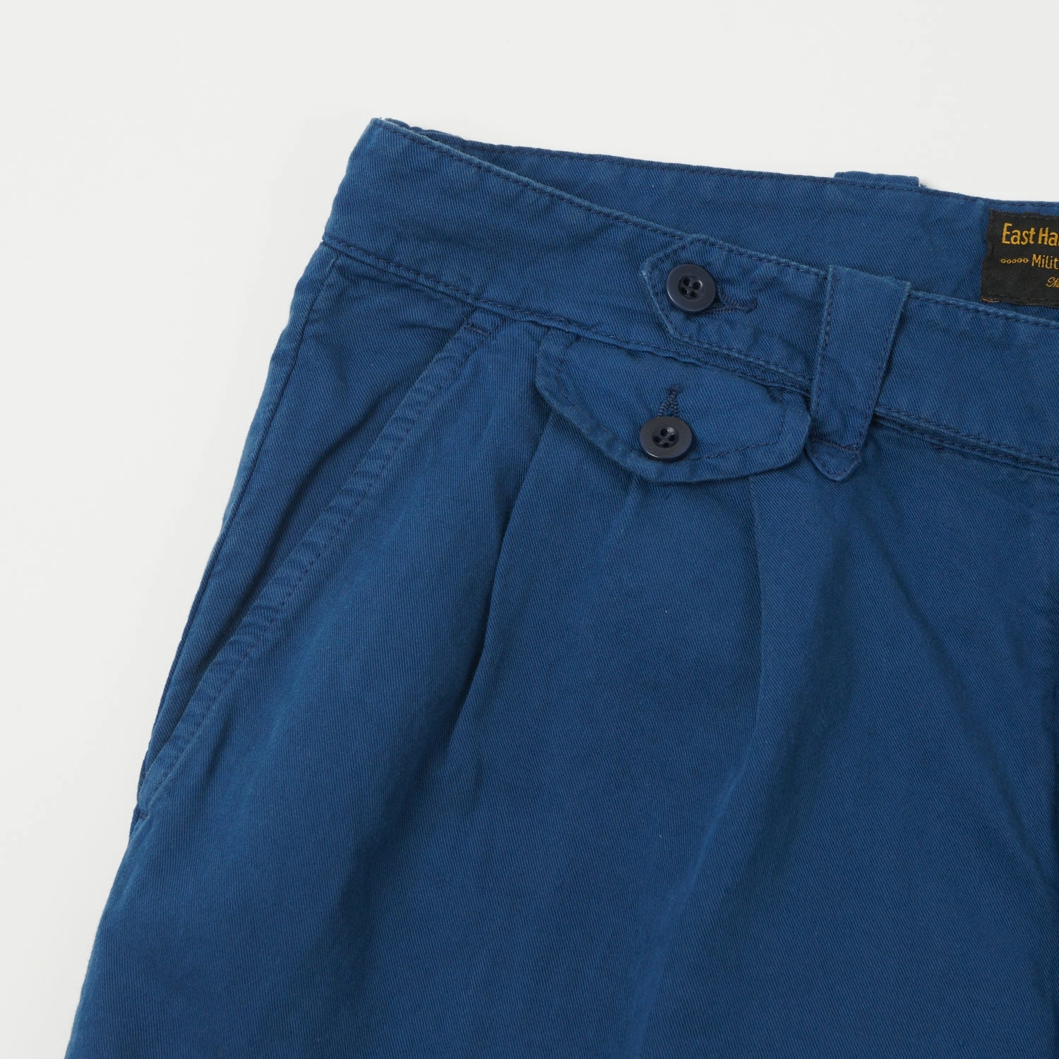 Double Needle Stitching Flexible Knee Articulation East Harbour Surplus 'Sacks 394' Trouser - Blue