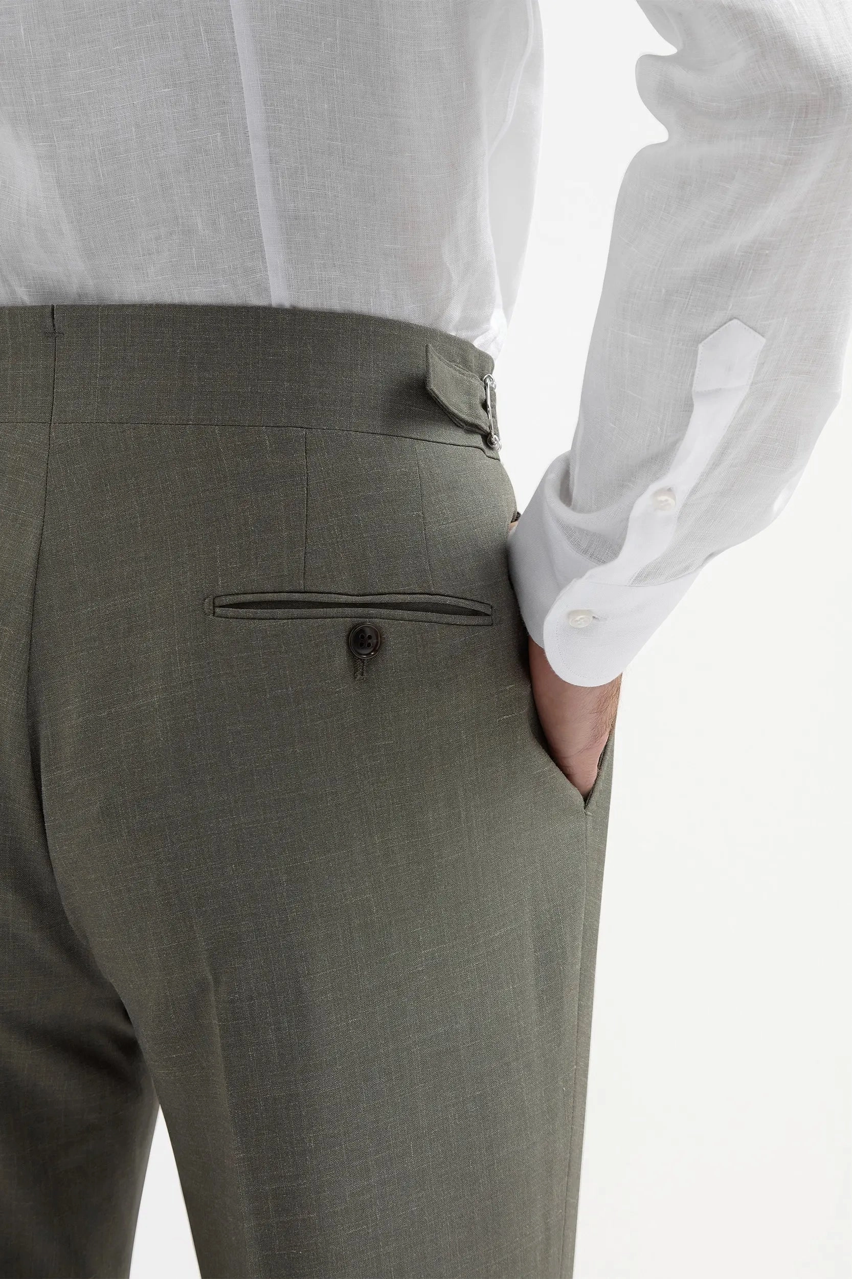 Comfortable Fit Wear Green Soragna trousers - Made in Italy