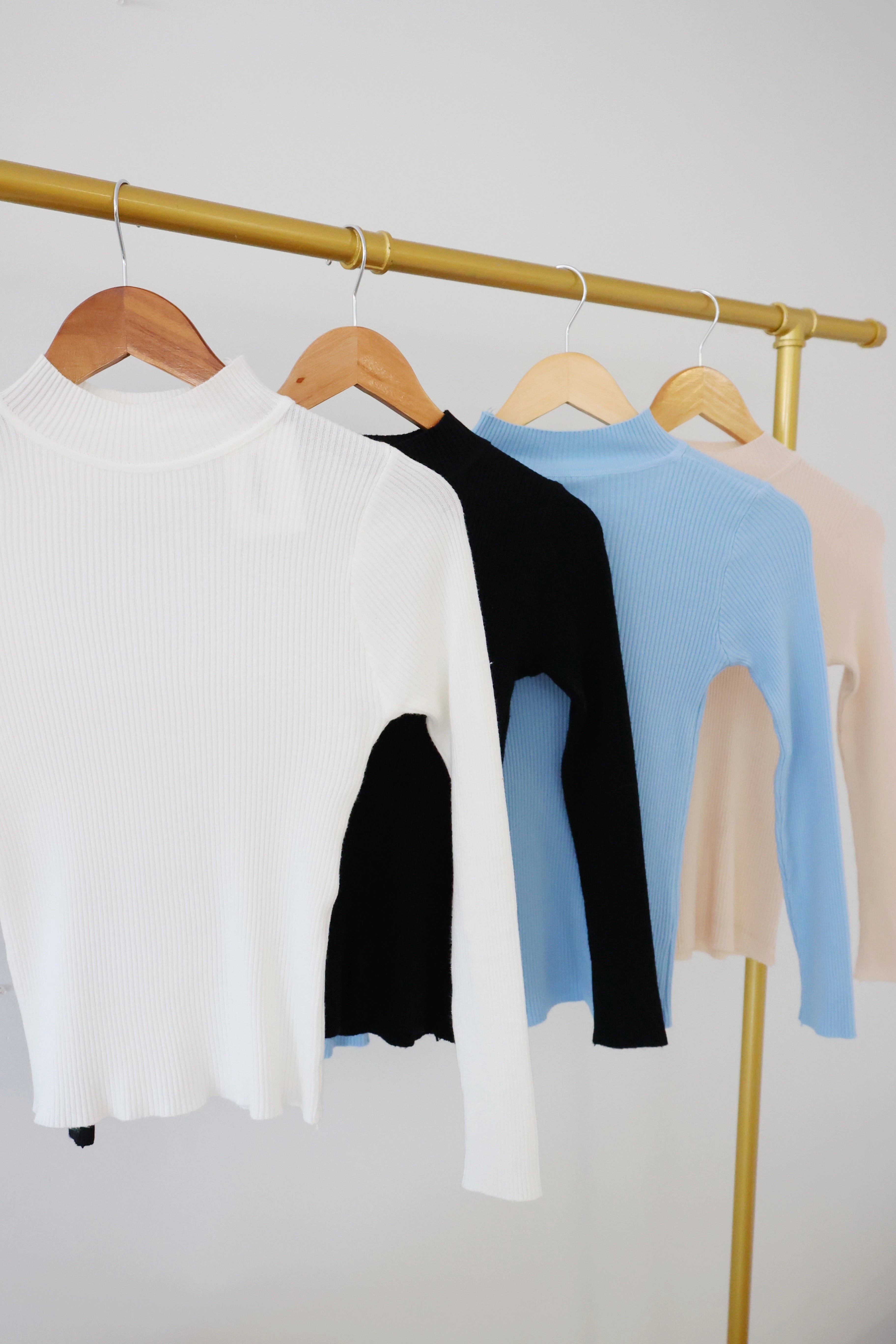 Wear Resistant Edge Ribbed Elegance Turtleneck(FINAL SALE)