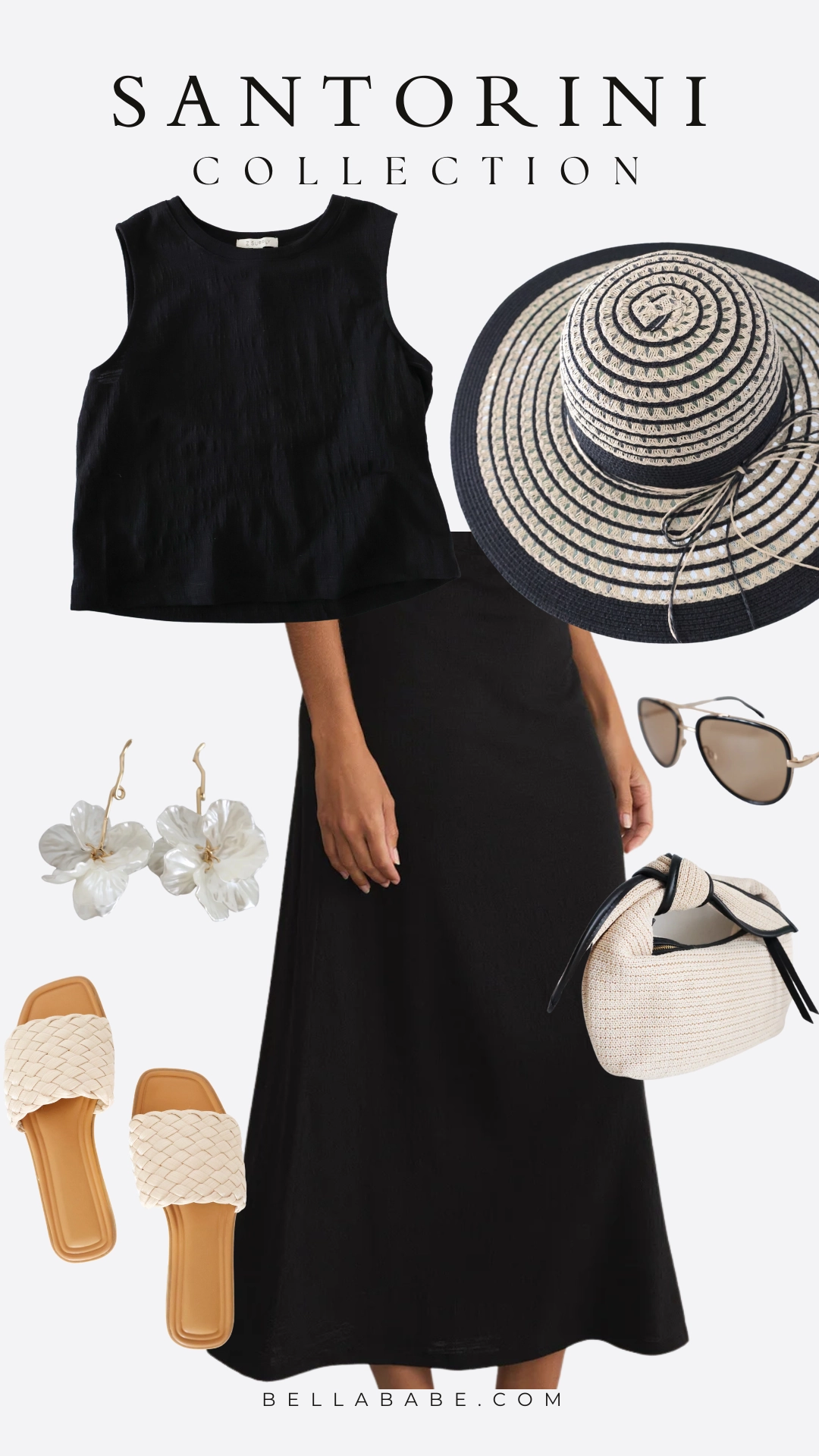 Delavine Textured Midi Skirt - Black QuickDryTechnology