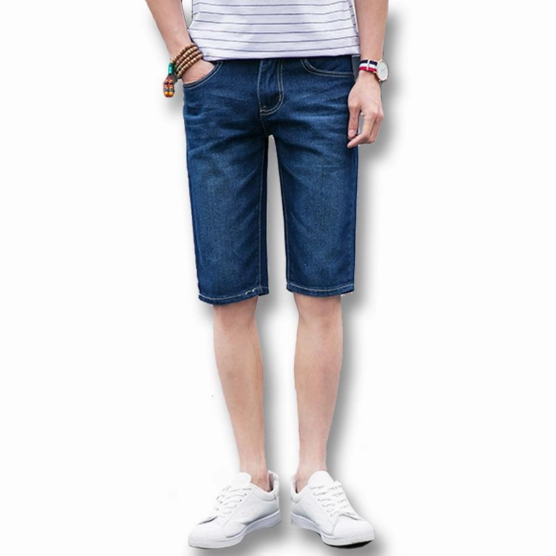 West Louis? Summer Denim Jeans Shorts Modern Fit