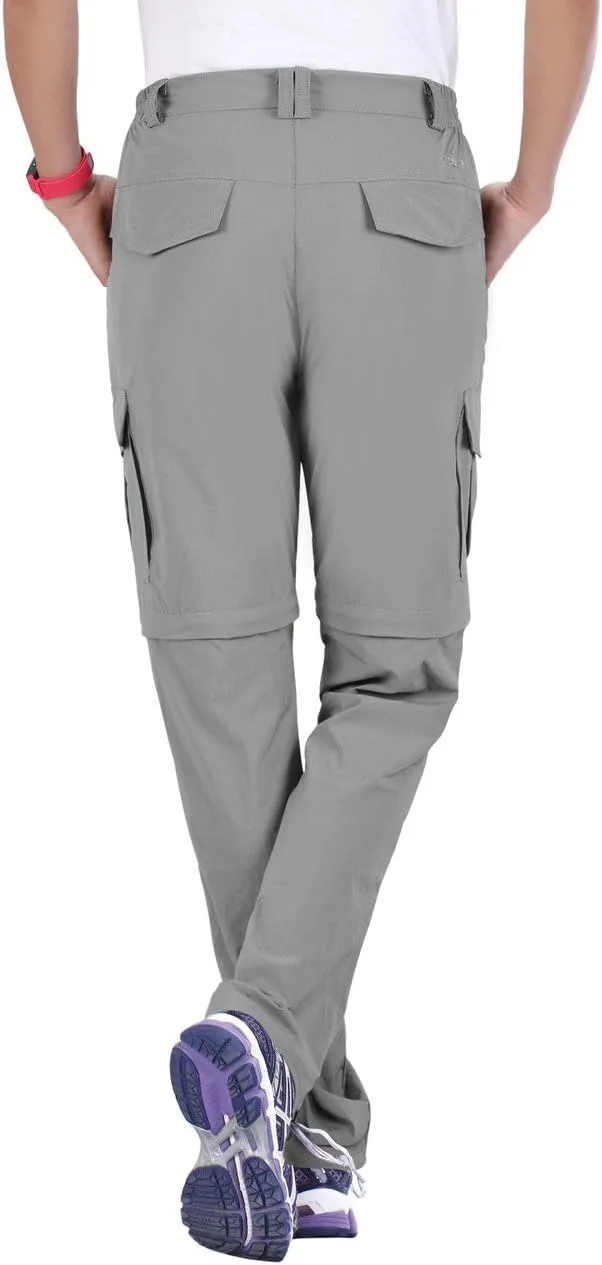 Nonwe Women's Outdoor Water-Resistant Quick Dry Convertible Cargo Pants