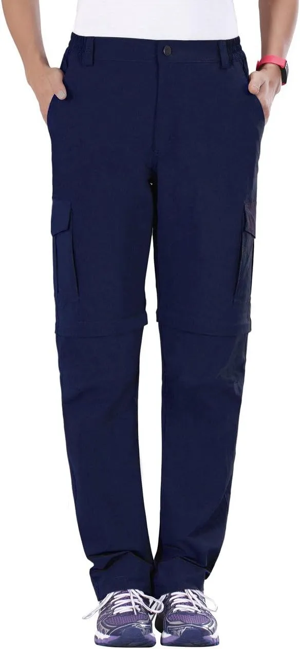 Nonwe Women's Outdoor Water-Resistant Quick Dry Convertible Cargo Pants