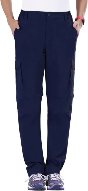 Nonwe Women's Outdoor Water-Resistant Quick Dry Convertible Cargo Pants