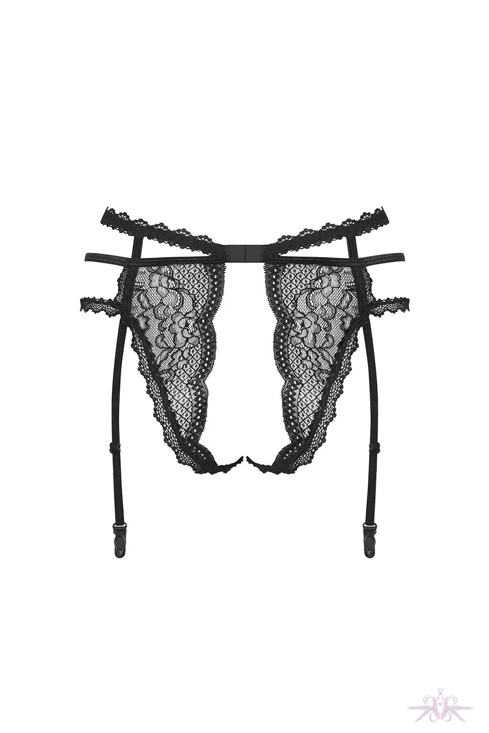 Obsessive Pearlove Crotchless Suspender Belt