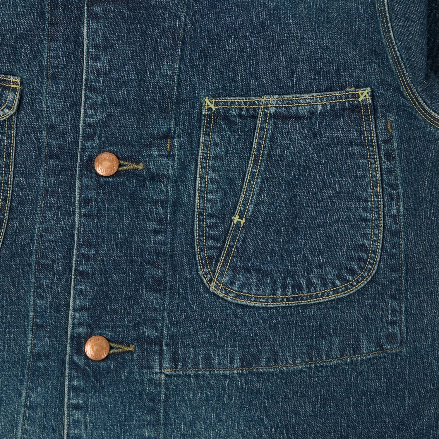 Timeless Piece Spellbound Authentic 10.5oz Denim Coverall Jacket - Used Wash