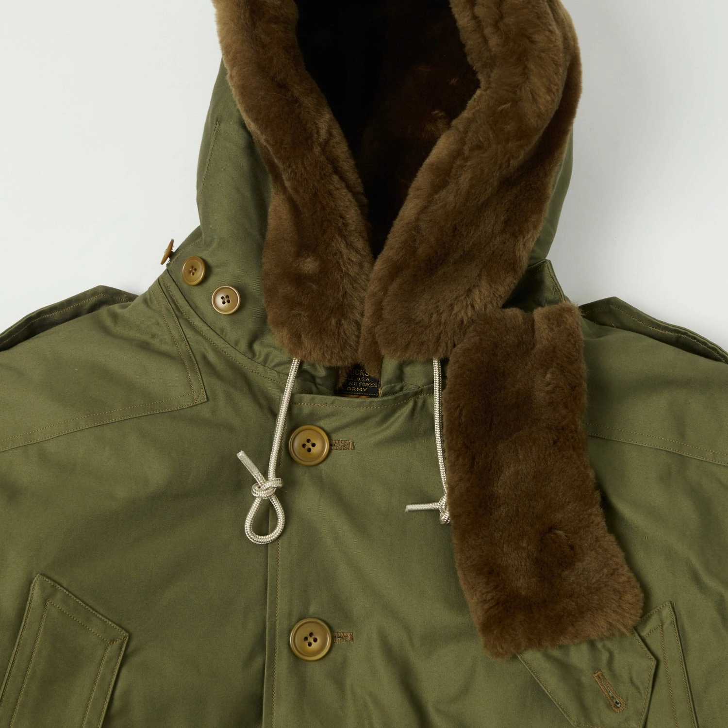 Buzz Rickson's Type B-9 Extreme Cold Flight Parka - Olive Drab All Season Fit