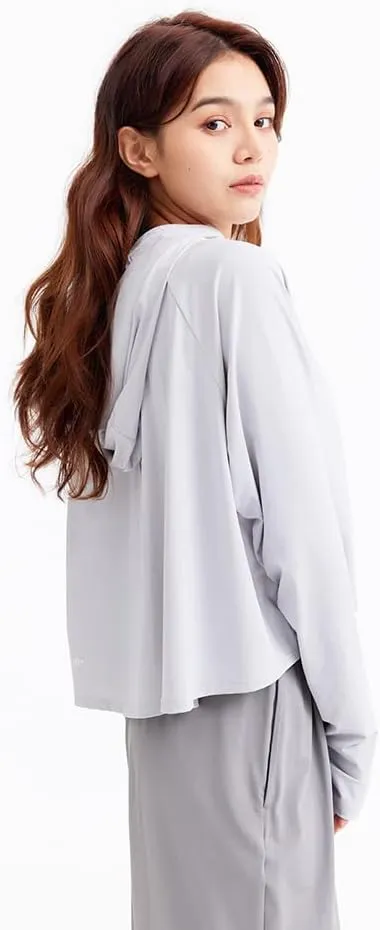 OHRAIN Cropped Sun Protection Jackets UPF50  Cooling Lightweight Breathable Summer Outdoor Tops SLC4M320T