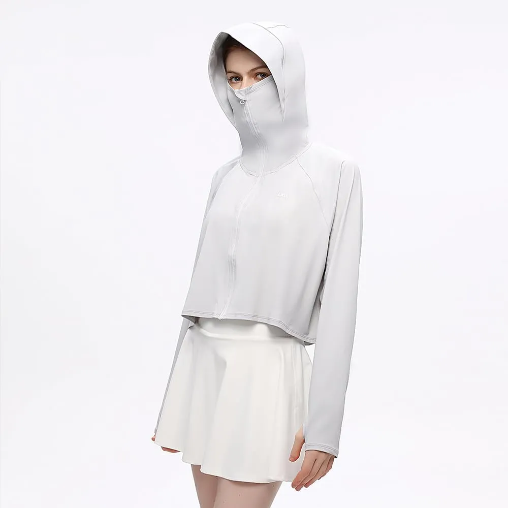 OHRAIN Cropped Sun Protection Jackets UPF50  Cooling Lightweight Breathable Summer Outdoor Tops SLC4M320T