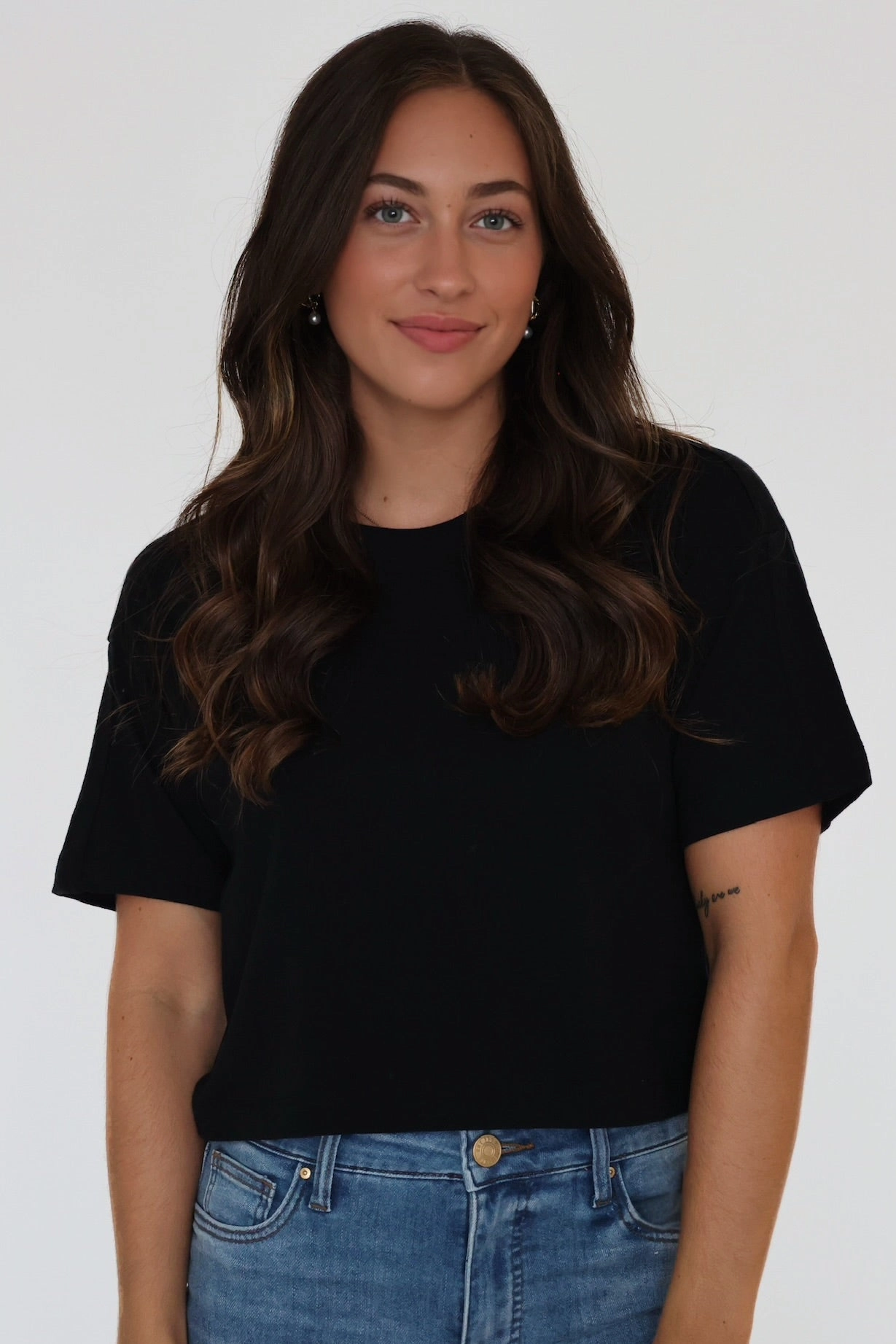 On the Go Tee- True Black WaterResistantCoating OdorResistant