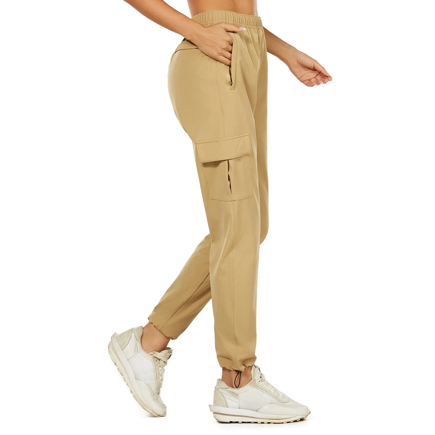 One for All High-Waisted Hiking Pants Khaki
