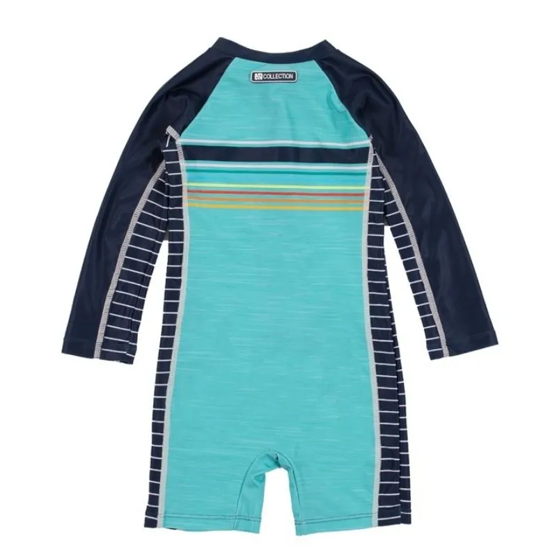 One-Piece Long Sleeve Rashguard Swimsuit