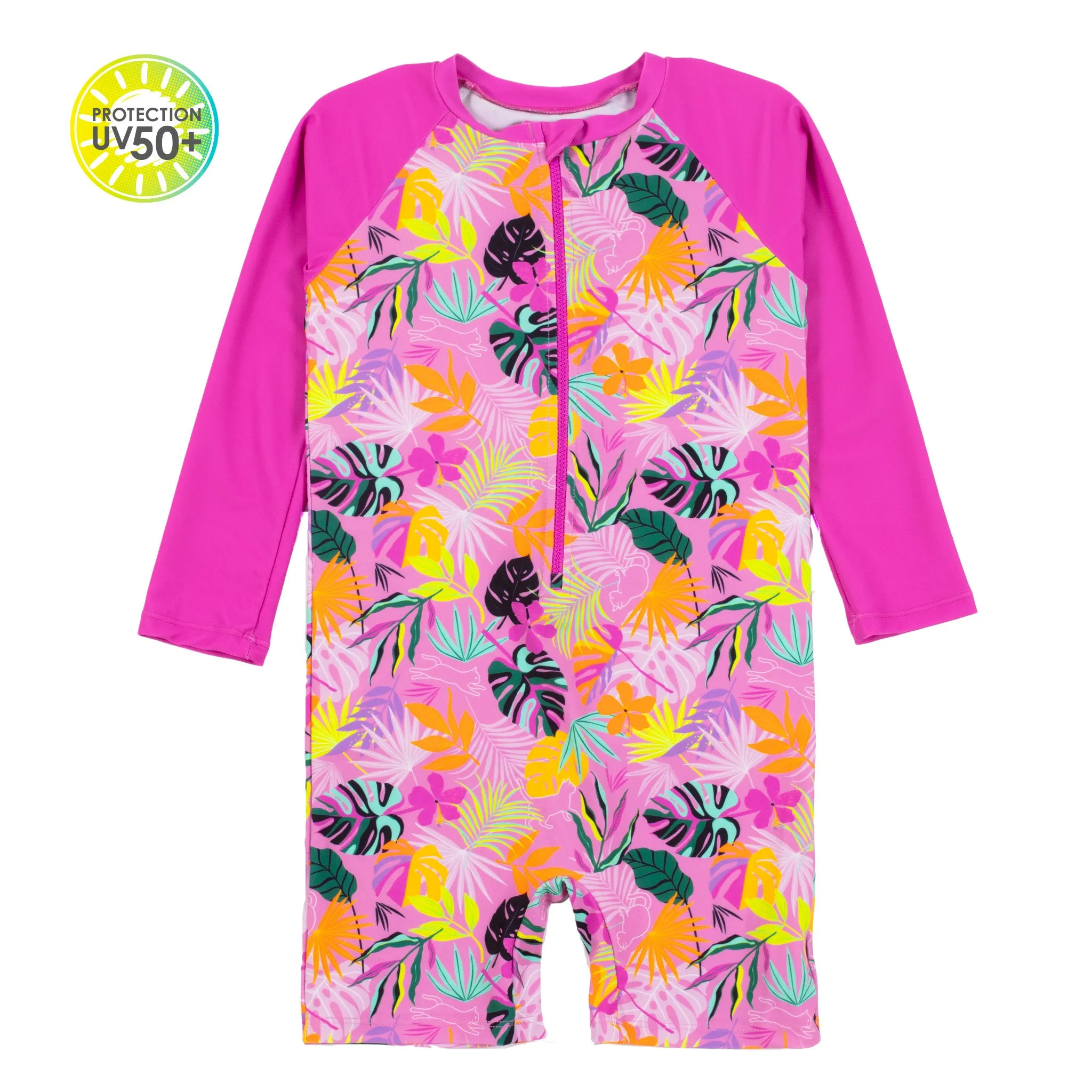 One-Piece Long Sleeve Rashguard Swimsuit