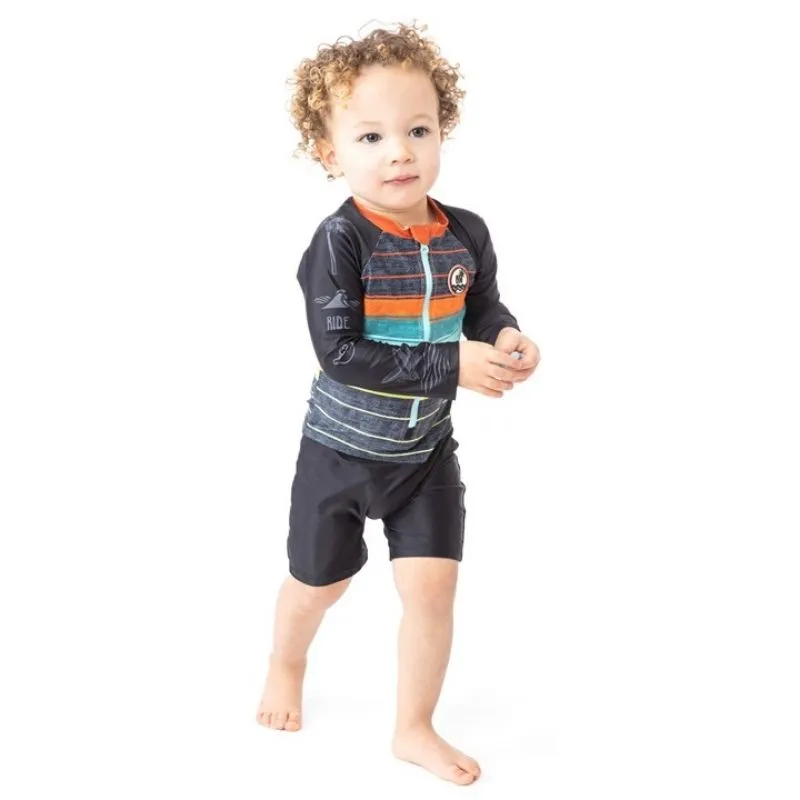 One-Piece Long Sleeve Rashguard Swimsuit