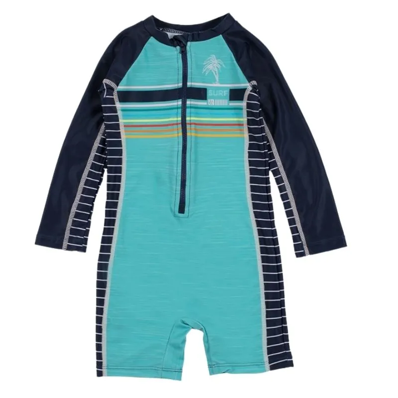 One-Piece Long Sleeve Rashguard Swimsuit