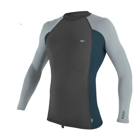 O'Neill Preimium L/S Rashguard - Graphite Cadet Grey 4170B
