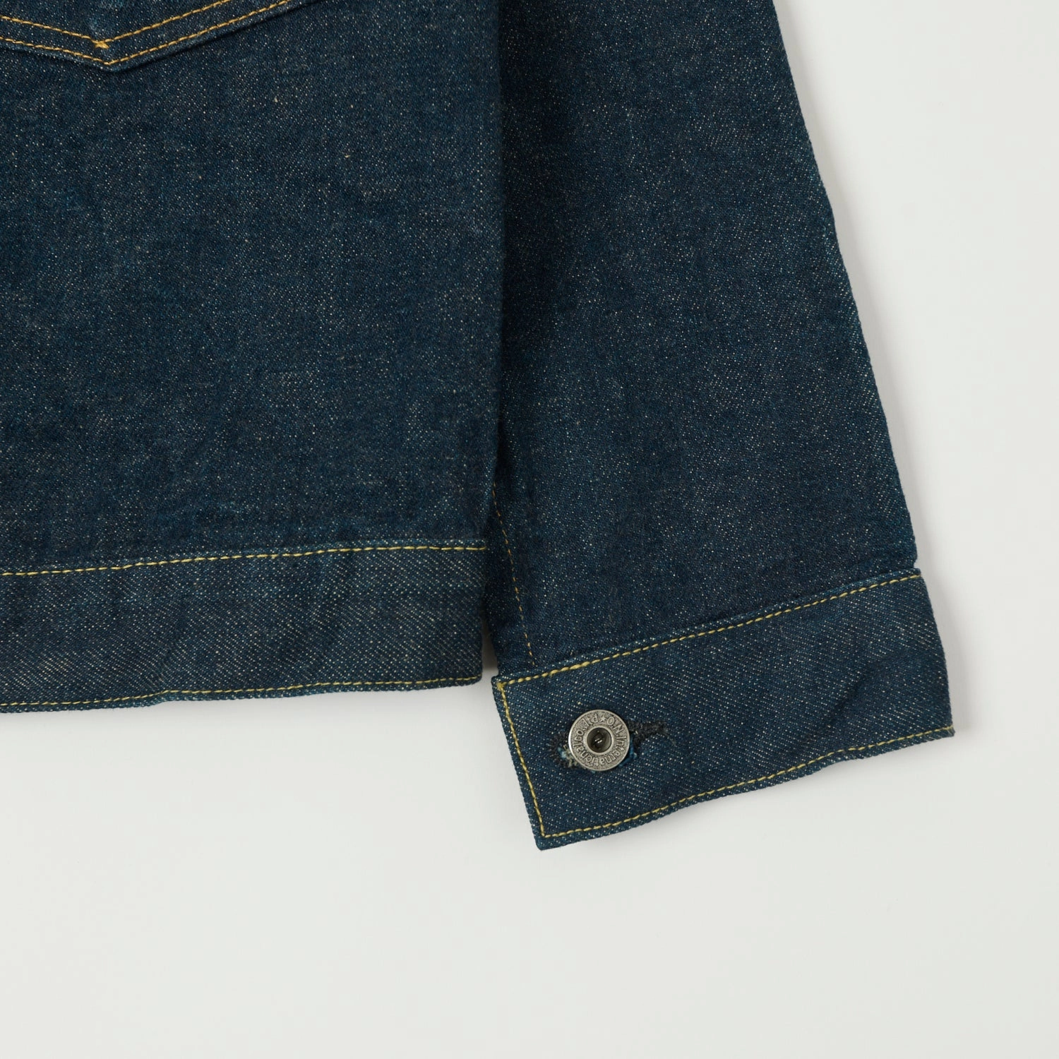 ONI Denim 01507L Ishikawadai 15oz Type-I Denim Jacket - One Wash Flexible Hem Adjustment Eco Dye Process