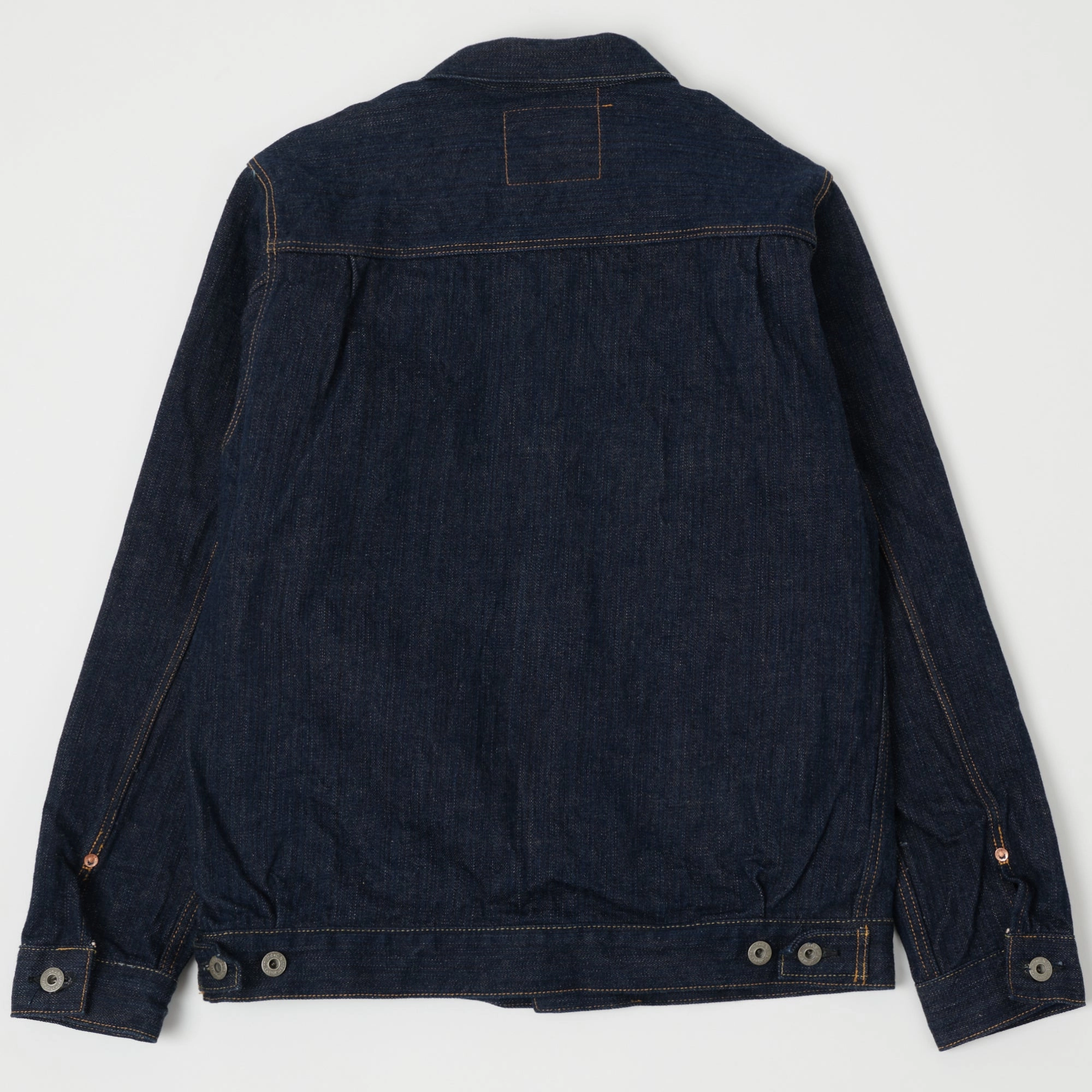 ONI Denim 02506P-SHM 'Kiwami' Semi Hand Made 16oz Type II Denim Jacket - Rinsed Easy Movement Cut