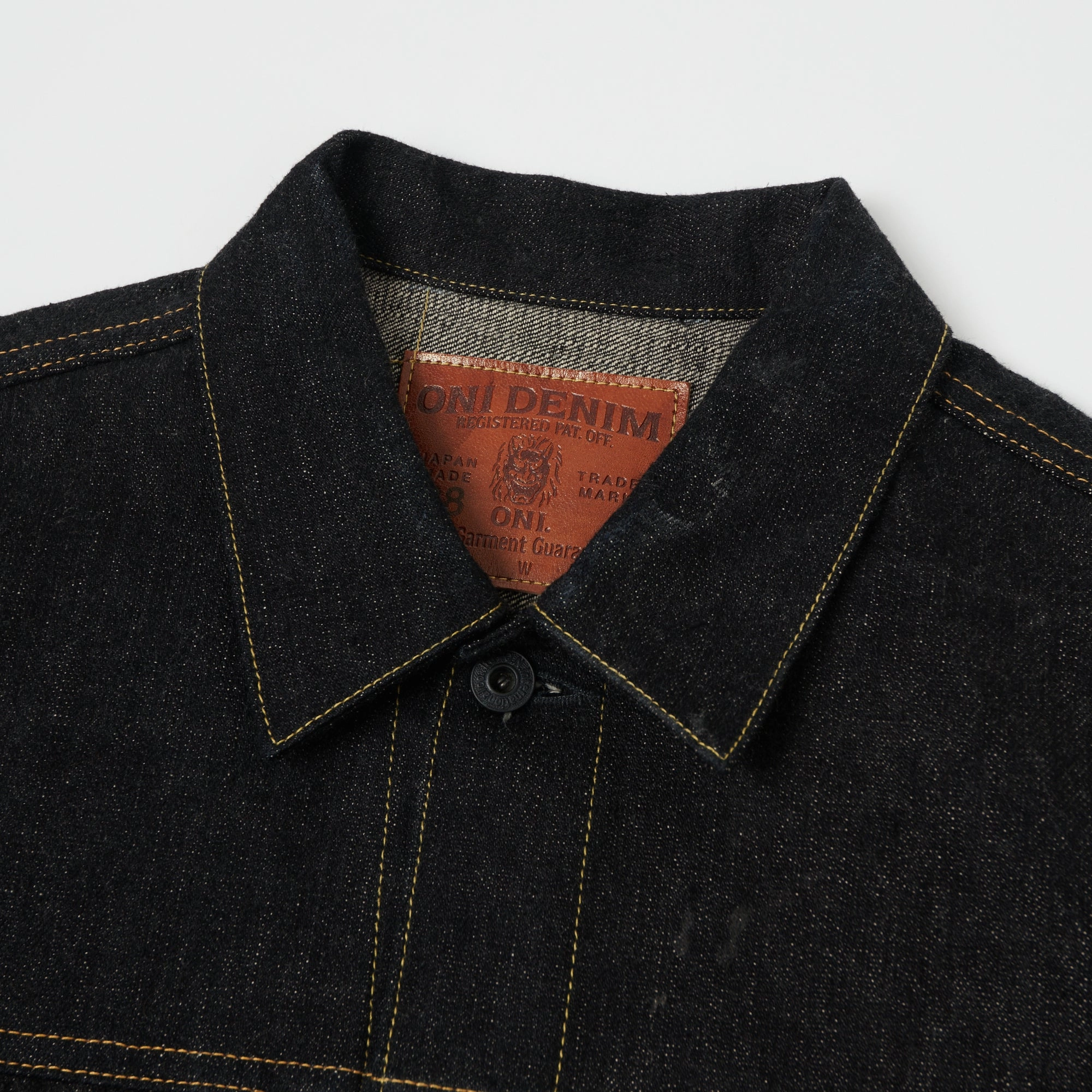 ONI Denim 02516P Aizumi Type II Denim Jacket Stitched Look