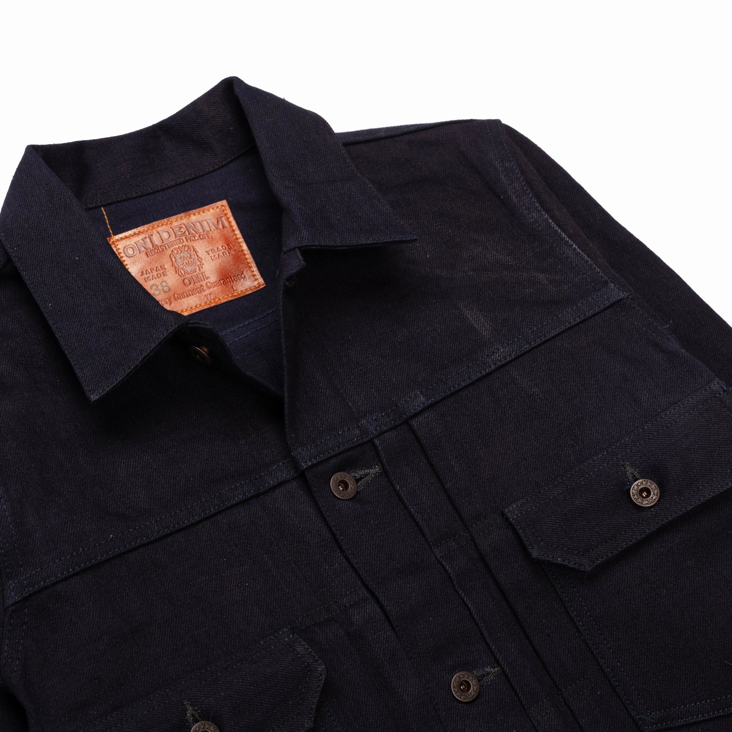 ONI Denim 02517HOX Type II Jacket - Indigo Duck Canvas Compact Layer