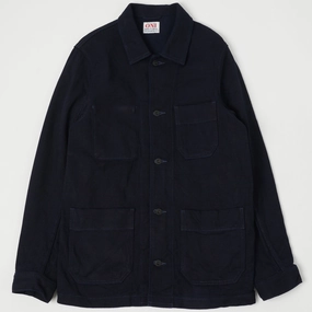 ONI Denim 03100-ID Sashiko Dobby Coverall Jacket - Indigo Lightweight Feel