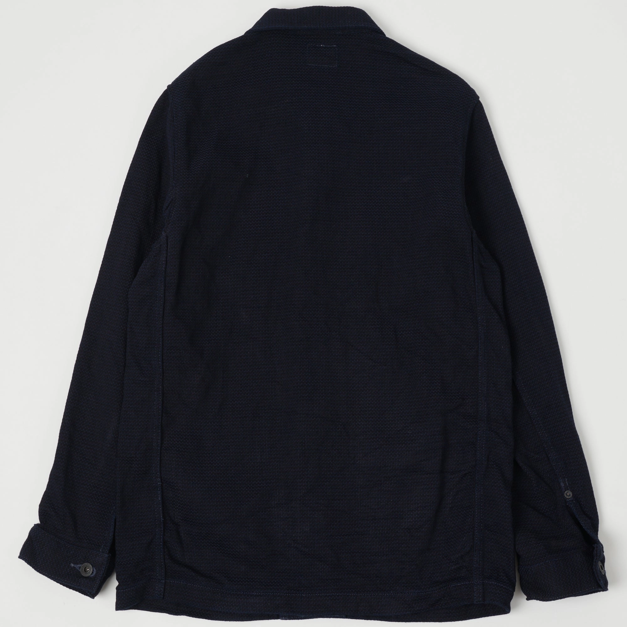 Stain Resistant Material HypoallergenicInnerLayer ONI Denim 03100-ID Sashiko Dobby Coverall Jacket - Indigo