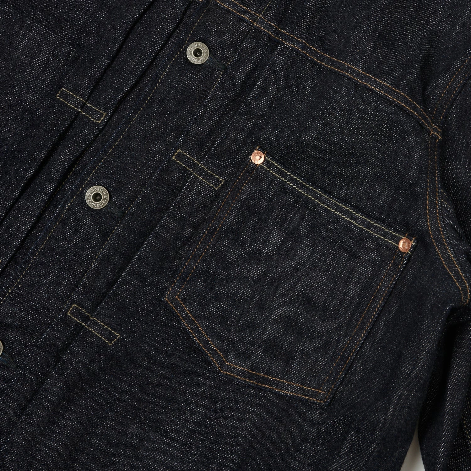 ONI Denim 03128 12oz Loose Weave Denim Coverall Jacket Moisture Wicking Lining Neutral Style
