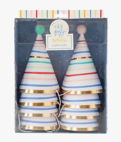 Oui Party Birthday Party Hat Set