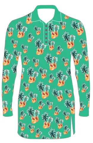 Outdoor Adventure Dress - PALM TREE & PINEAPPLES