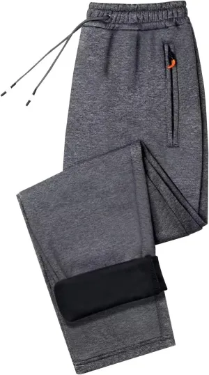 Outdoor Cargo Hiking Pants Bunched Feet Multi Pocket Cargo Pants for Active Gym Track Jogging Men's Winter Pants
