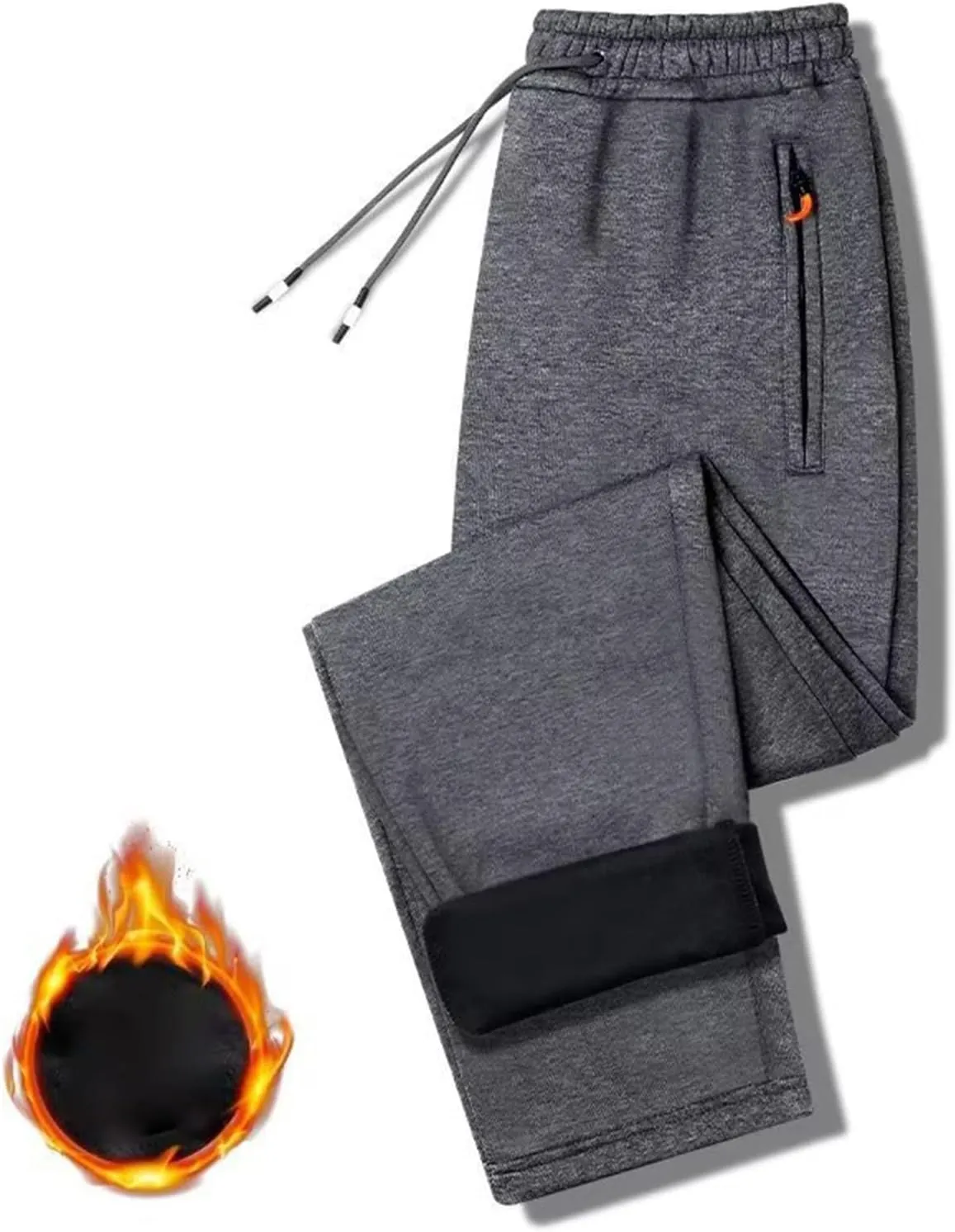 Outdoor Cargo Hiking Pants Bunched Feet Multi Pocket Cargo Pants for Active Gym Track Jogging Men's Winter Pants