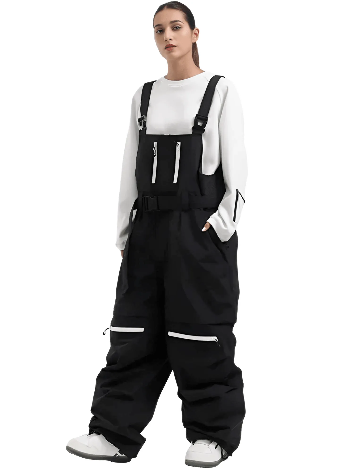 Outdoor Skiing Snow Pants New 2025 Winter Loose Sports Ski Trousers Windproof Waterproof Women Men Warm Snowboarding Overalls