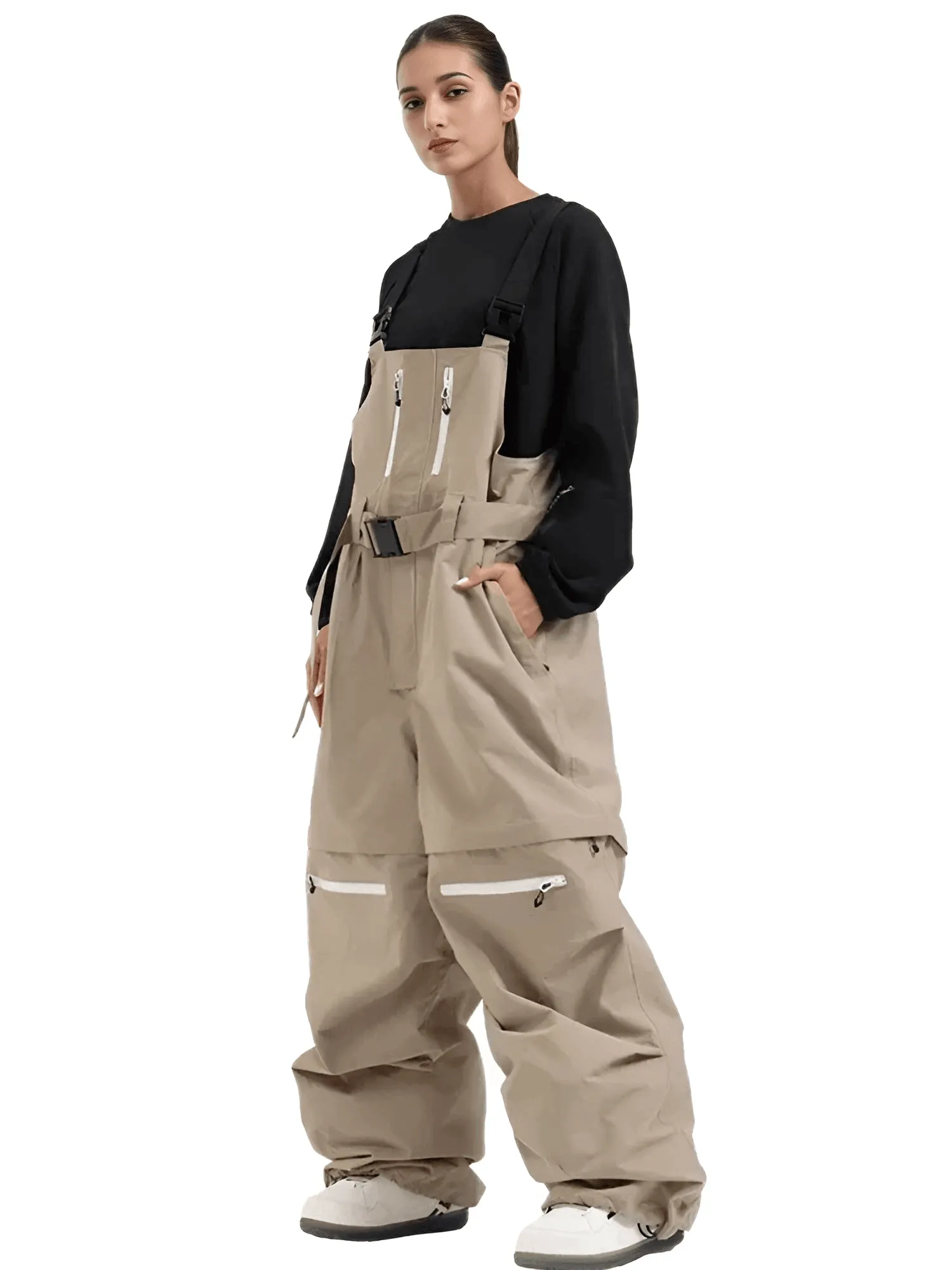 Outdoor Skiing Snow Pants New 2025 Winter Loose Sports Ski Trousers Windproof Waterproof Women Men Warm Snowboarding Overalls