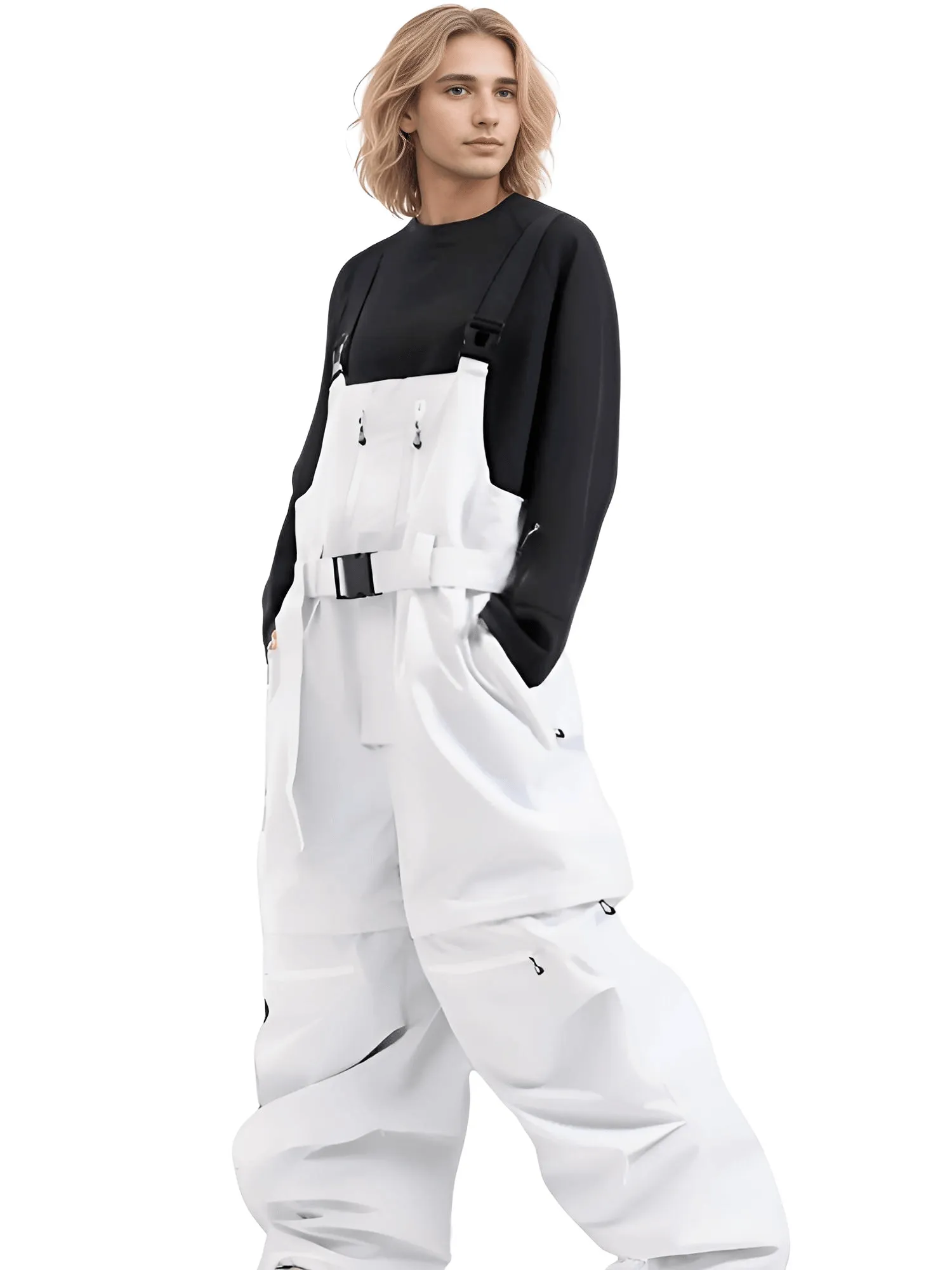 Outdoor Skiing Snow Pants New 2025 Winter Loose Sports Ski Trousers Windproof Waterproof Women Men Warm Snowboarding Overalls