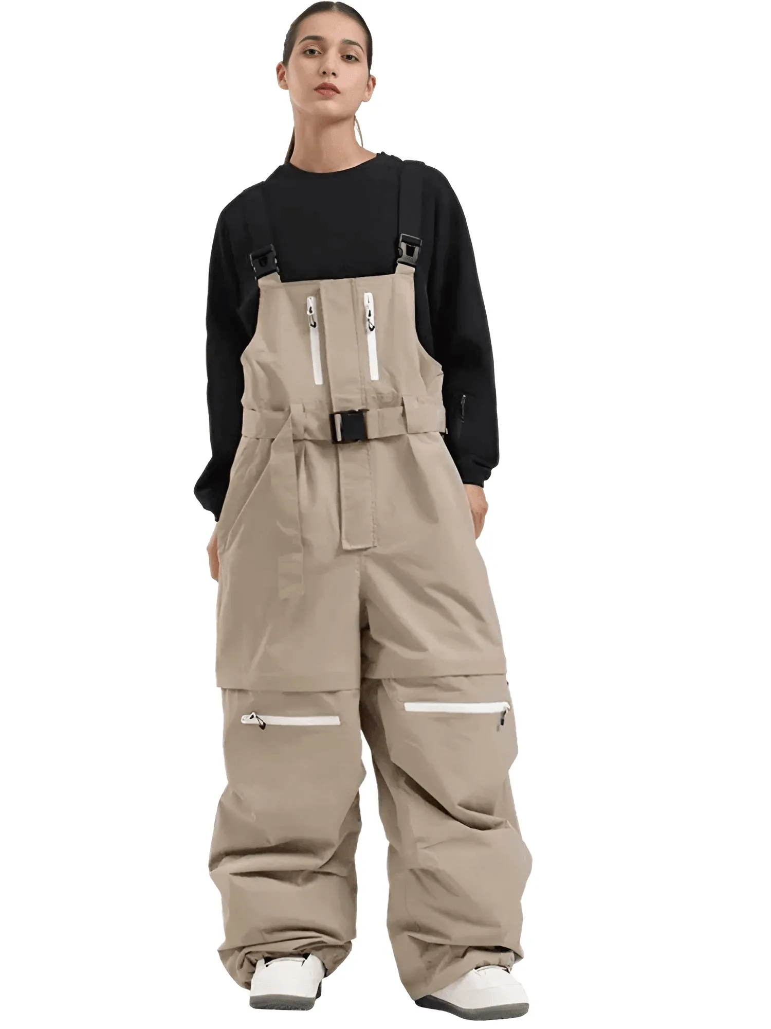 Outdoor Skiing Snow Pants New 2025 Winter Loose Sports Ski Trousers Windproof Waterproof Women Men Warm Snowboarding Overalls