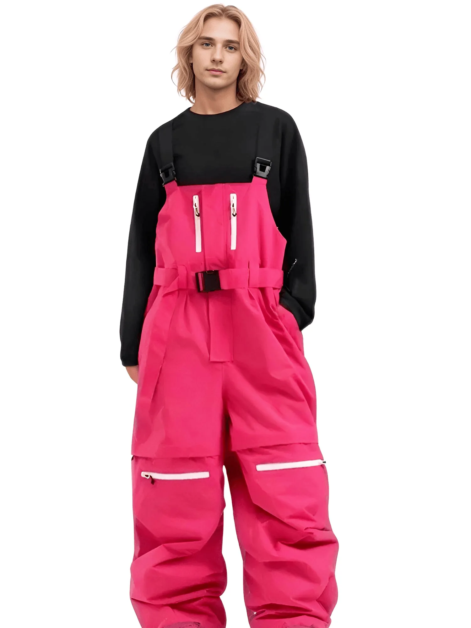 Outdoor Skiing Snow Pants New 2025 Winter Loose Sports Ski Trousers Windproof Waterproof Women Men Warm Snowboarding Overalls