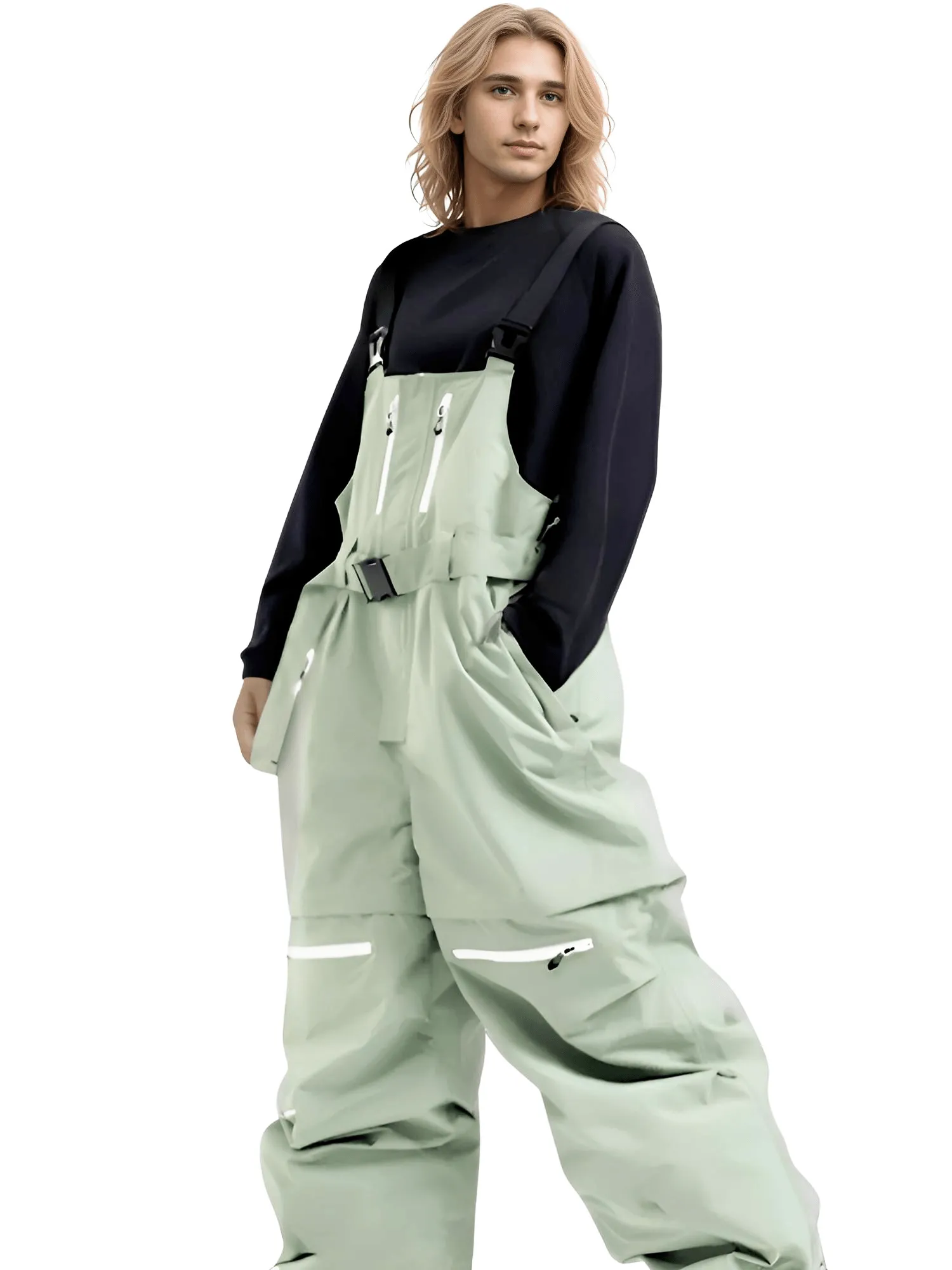 Outdoor Skiing Snow Pants New 2025 Winter Loose Sports Ski Trousers Windproof Waterproof Women Men Warm Snowboarding Overalls