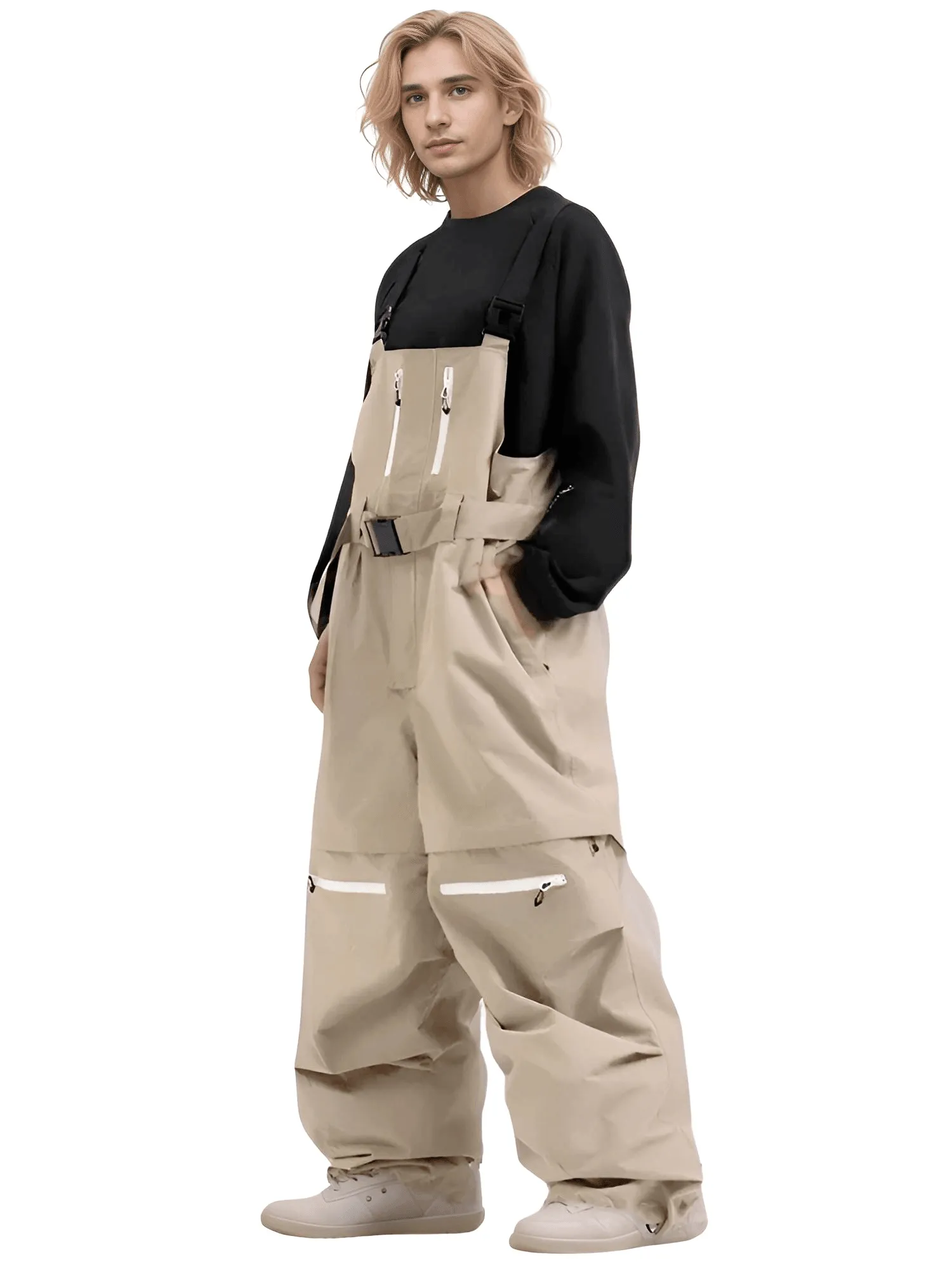 Outdoor Skiing Snow Pants New 2025 Winter Loose Sports Ski Trousers Windproof Waterproof Women Men Warm Snowboarding Overalls