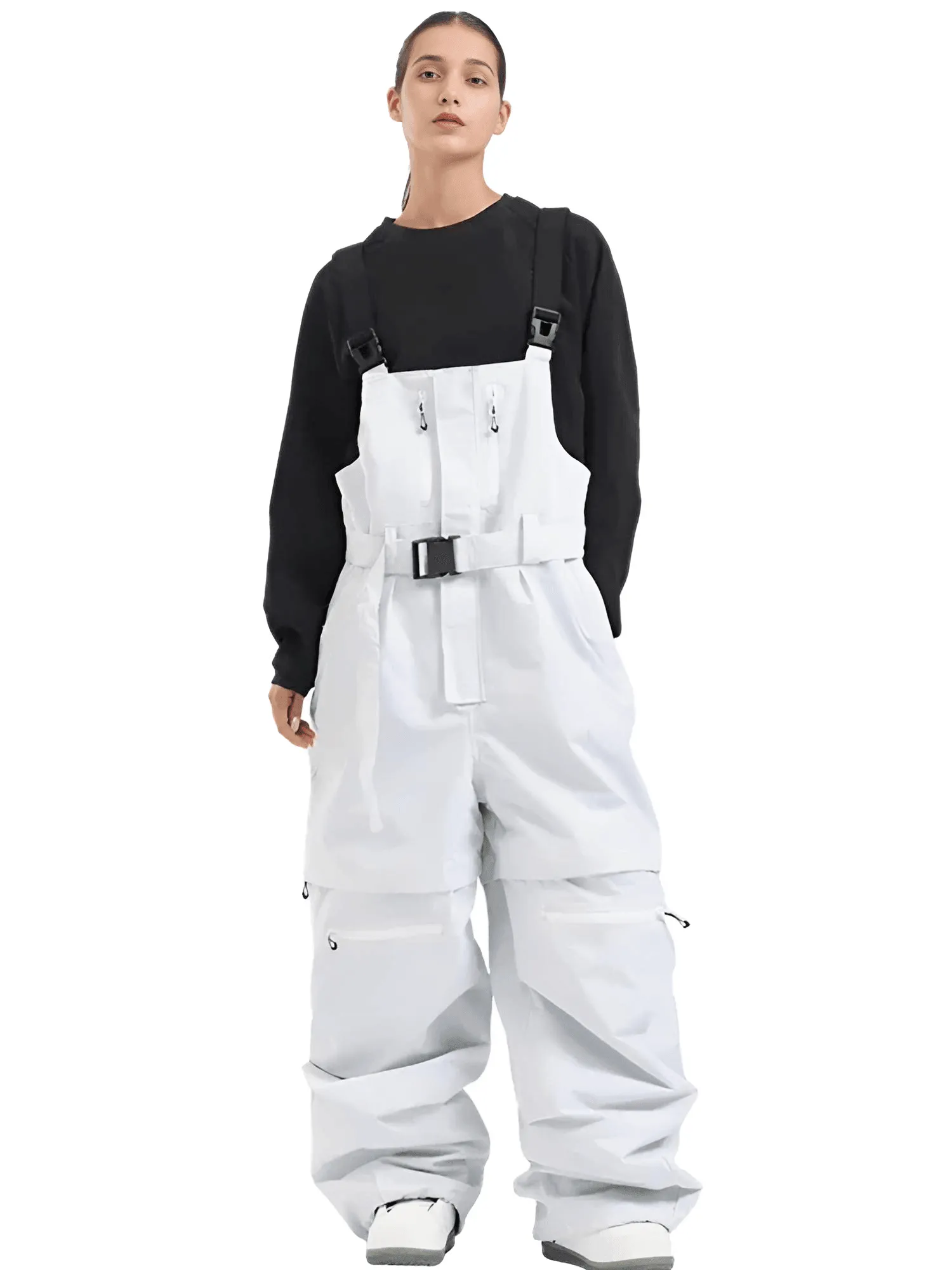 Outdoor Skiing Snow Pants New 2025 Winter Loose Sports Ski Trousers Windproof Waterproof Women Men Warm Snowboarding Overalls
