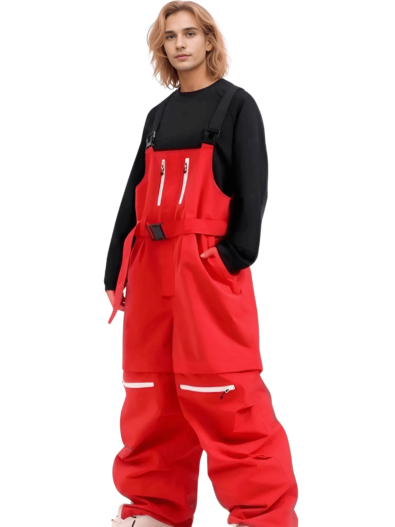 Outdoor Skiing Snow Pants New 2025 Winter Loose Sports Ski Trousers Windproof Waterproof Women Men Warm Snowboarding Overalls