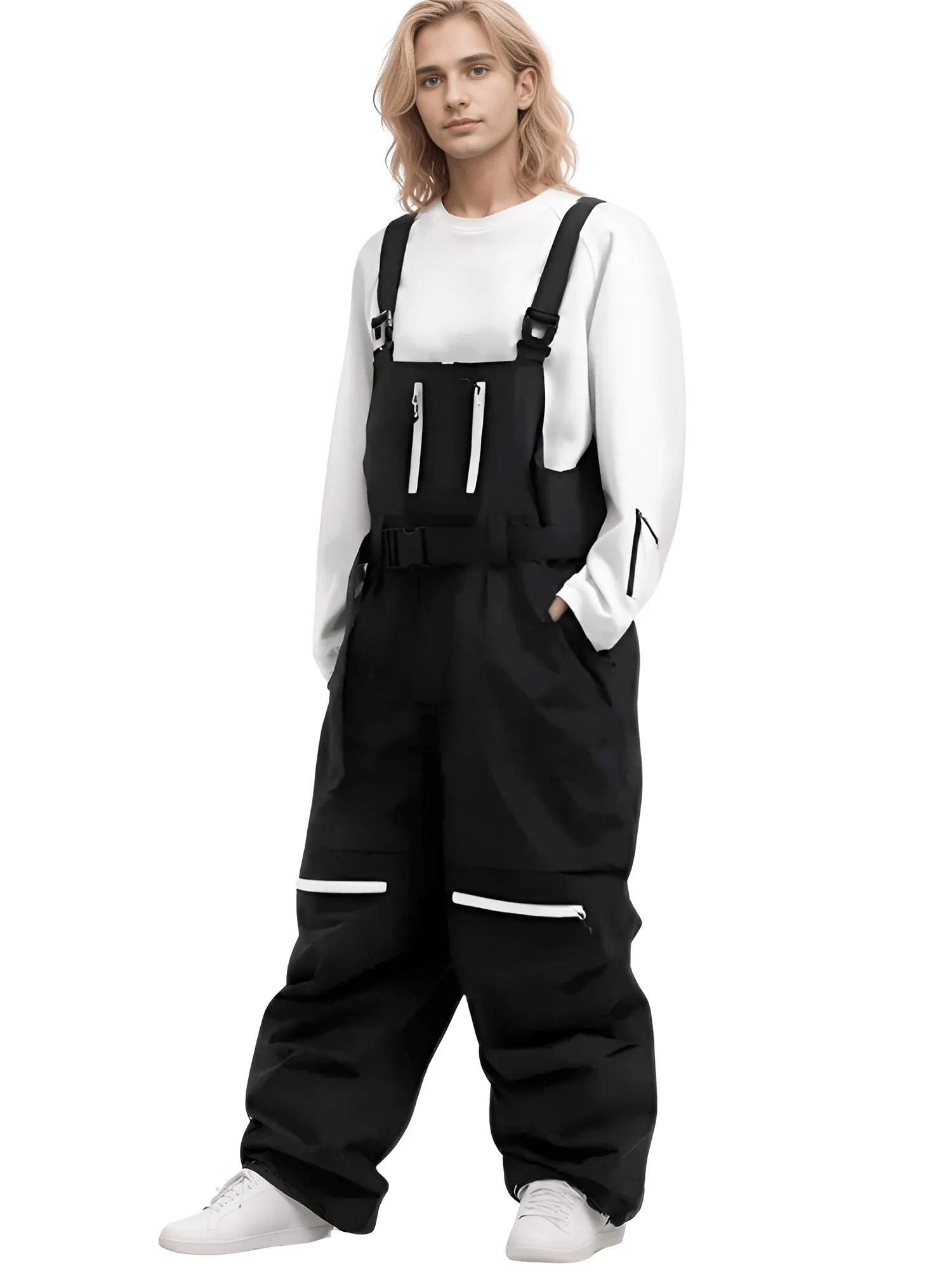 Outdoor Skiing Snow Pants New 2025 Winter Loose Sports Ski Trousers Windproof Waterproof Women Men Warm Snowboarding Overalls